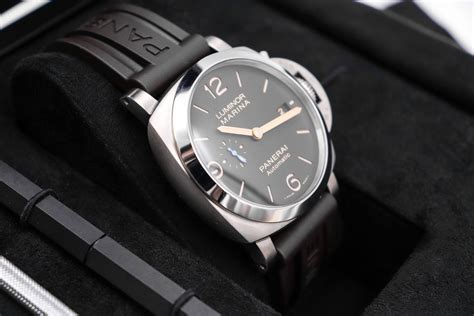 panerai luminor marina 1950 brown|officine panerai luminor marina automatic.